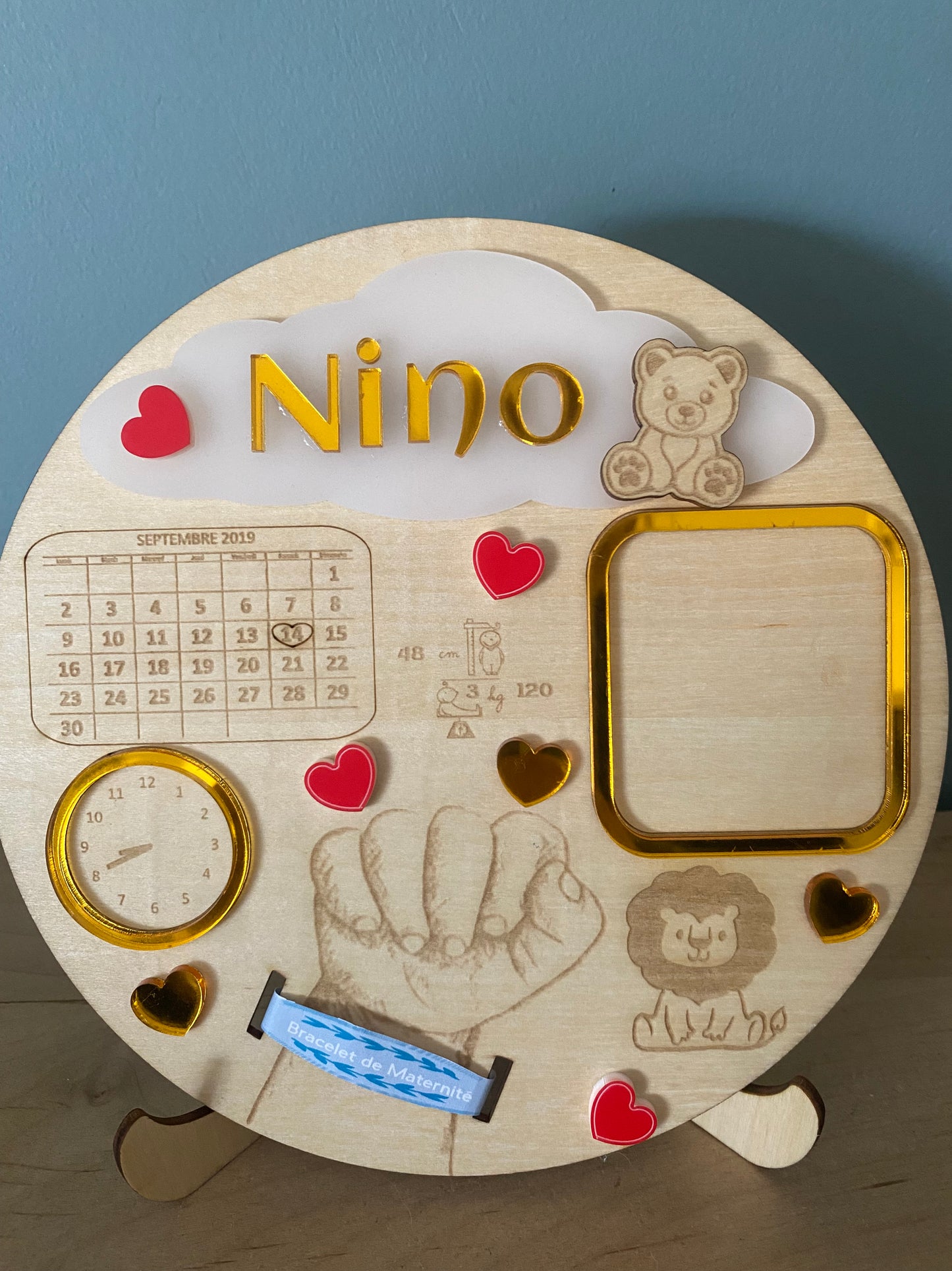 Cadre de Naissance Personnalisé