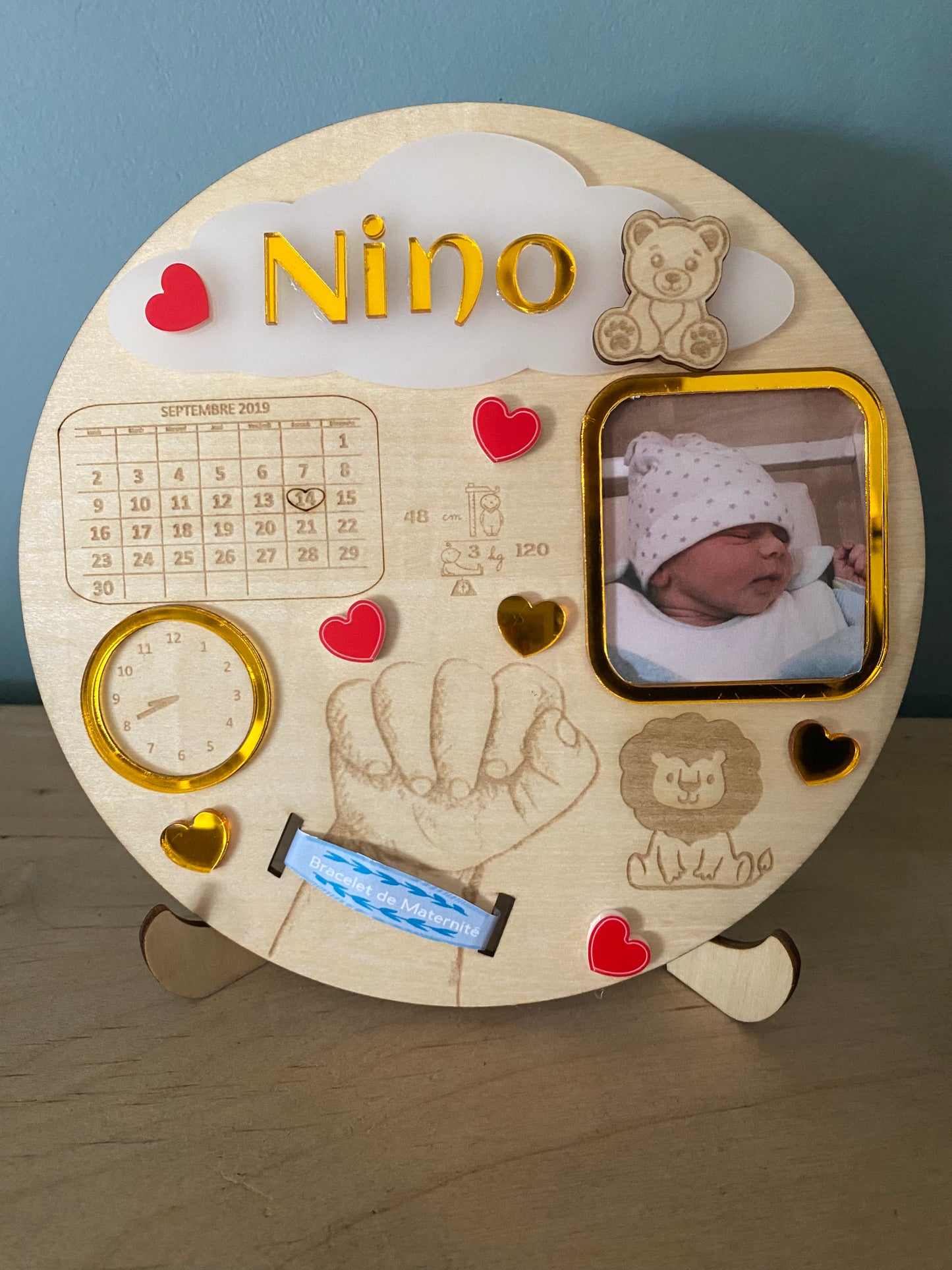 Cadre de Naissance Personnalisé