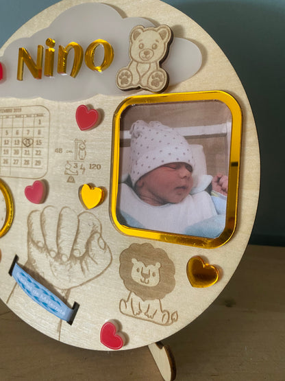 Cadre de Naissance Personnalisé
