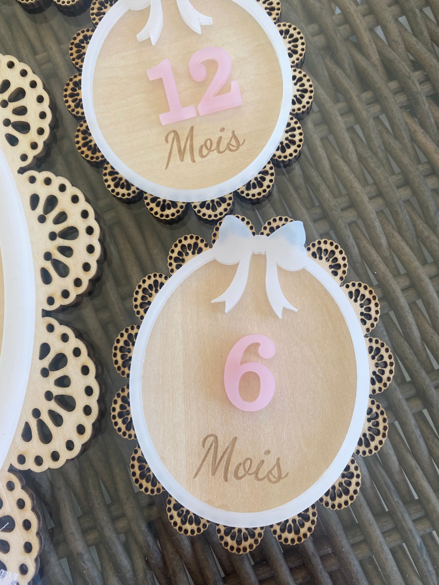 Cadre et cartes étapes 12 mois